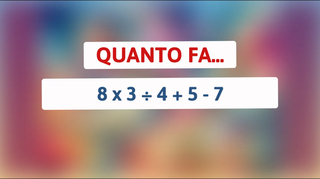 \"Sei abbastanza geniale da risolvere questo semplice indovinello matematico? Scoprilo ora!\""