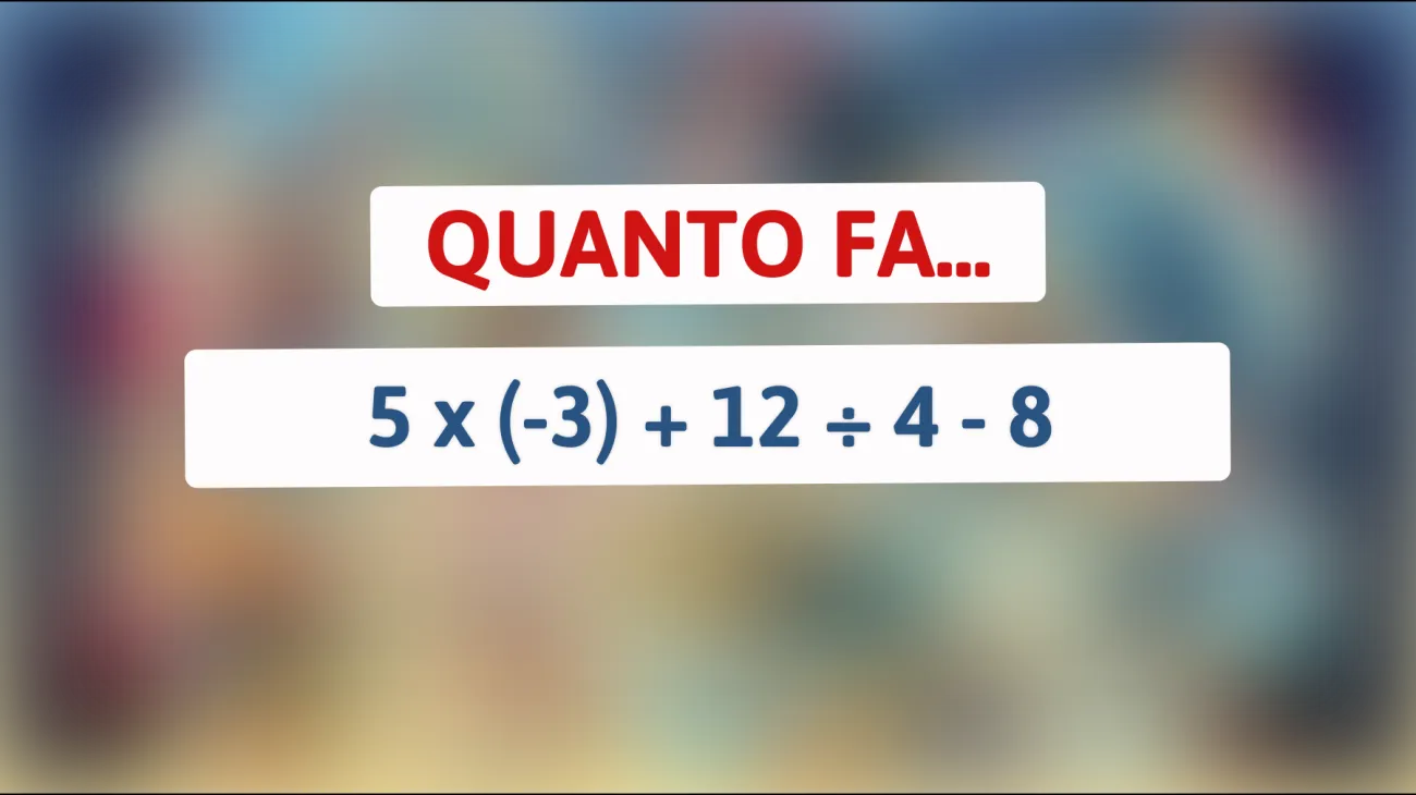 \"Solo il 1% riesce a risolvere questo calcolo complicatissimo: Sei tra le menti geniali?\""