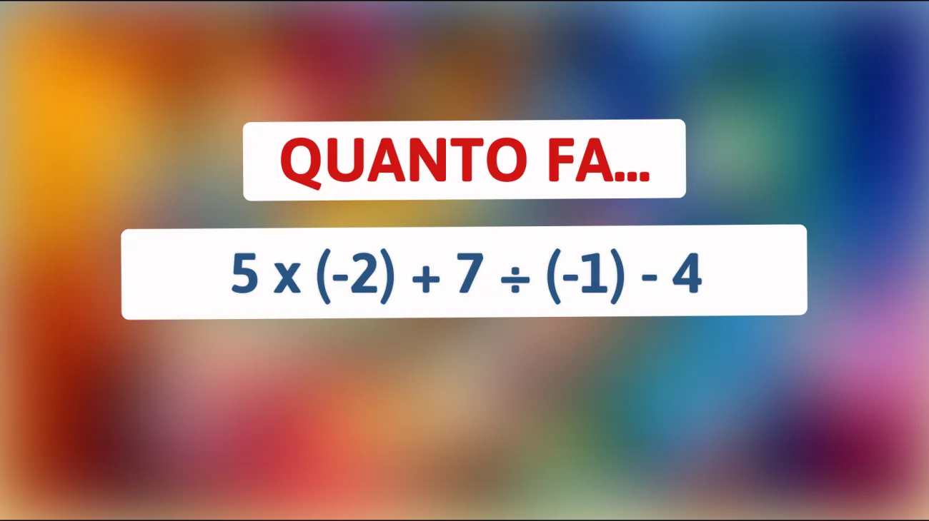 \"Svelato il rompicapo matematico che solo i più intelligenti riescono a risolvere: ci riuscirai anche tu?\""