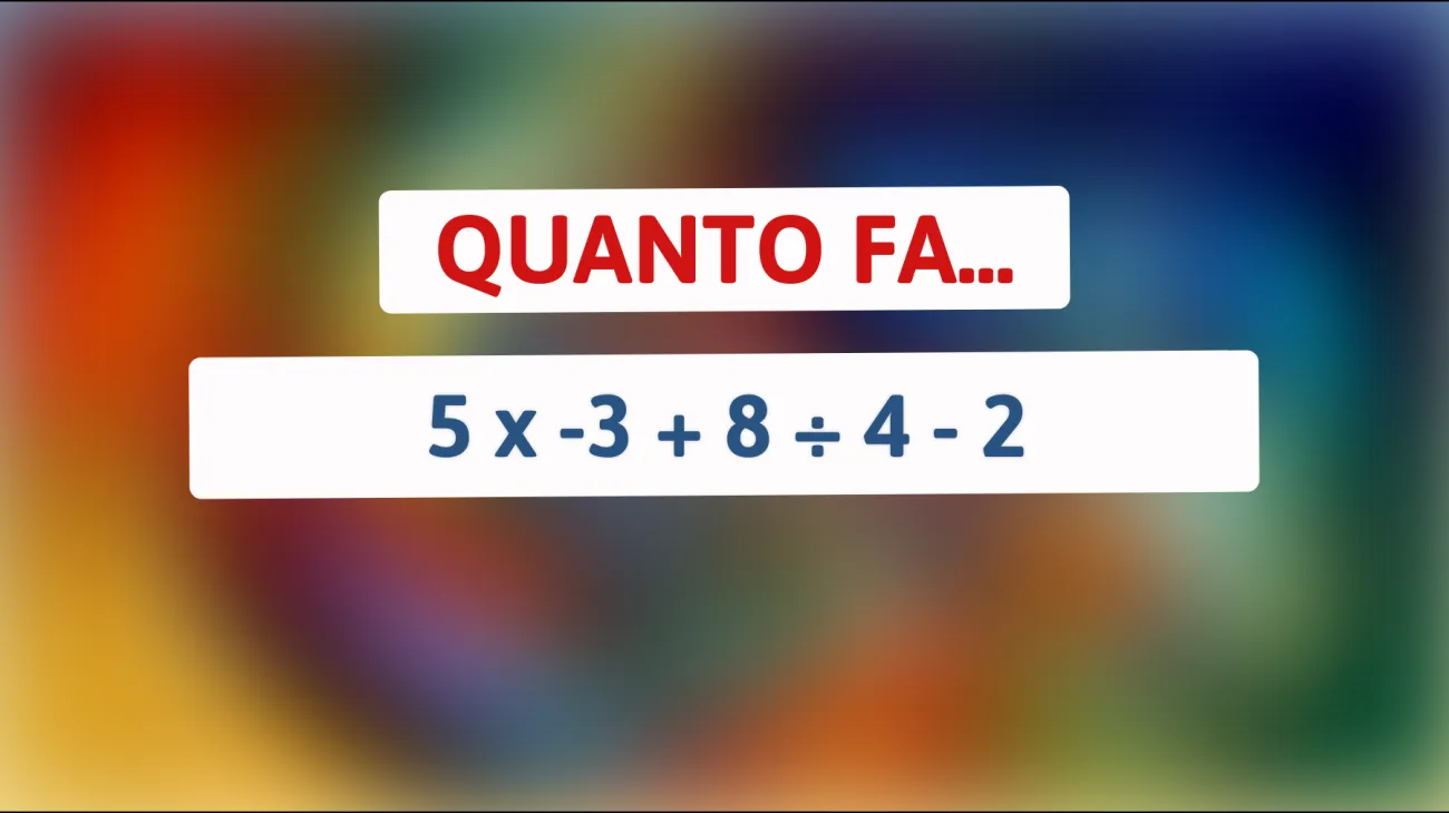 Rispondi a questo enigma matematico che pochi sanno risolvere: sei abbastanza intelligente?"
