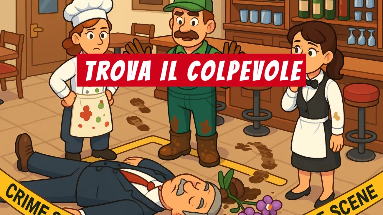 Solo i veri geni riescono a risolvere il mistero del Ristorante delle Orchidee: tu ci riuscirai?"