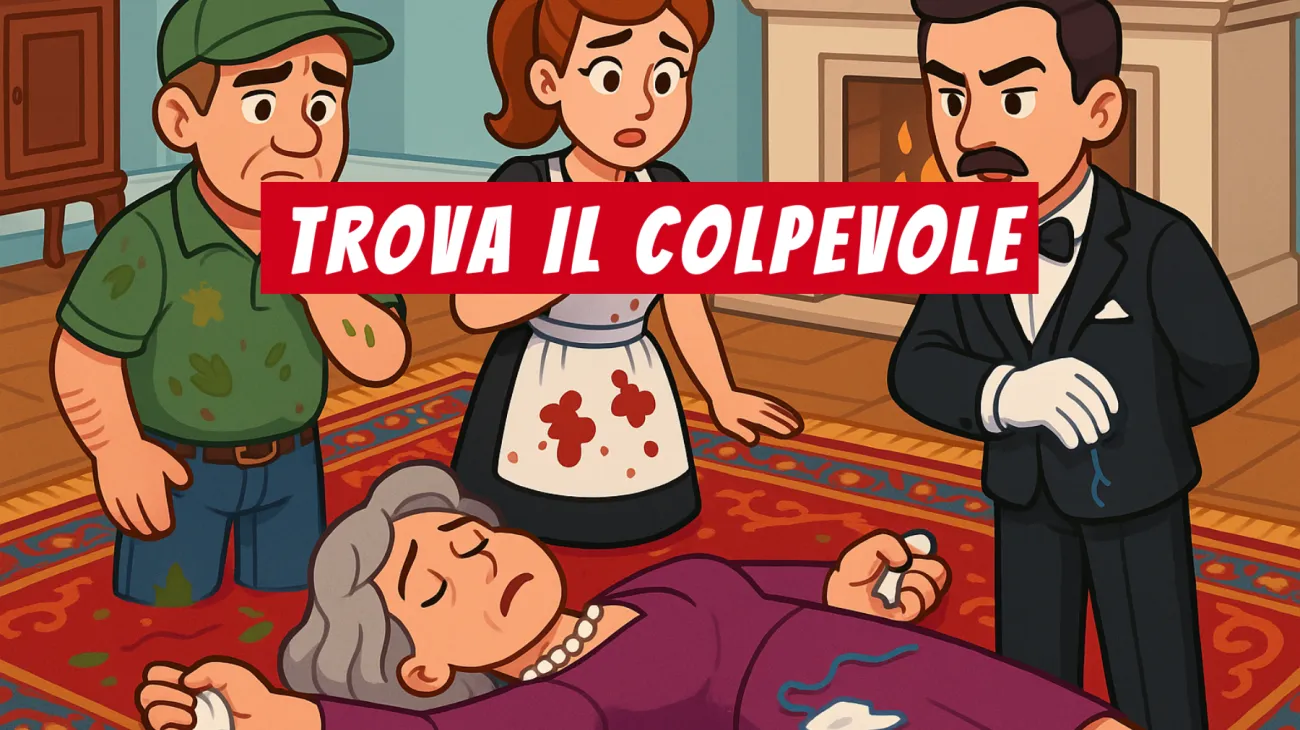Solo il 2% delle persone riesce a risolvere questo enigma del delitto in villa: accetti la sfida da vero detective?"
