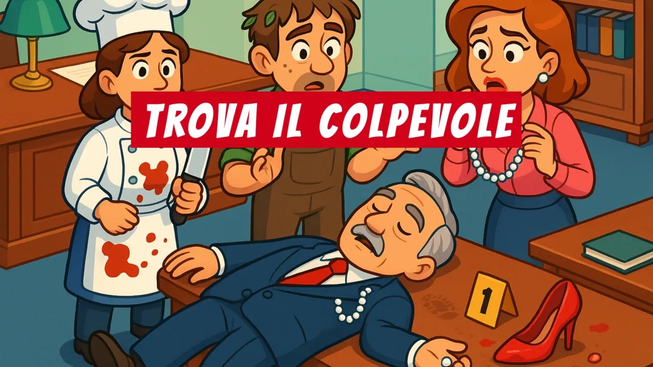 Solo le menti più acute riescono a risolvere questo nuovo mistero dell’ufficio di mogano: accetti la sfida e trova il colpevole?"